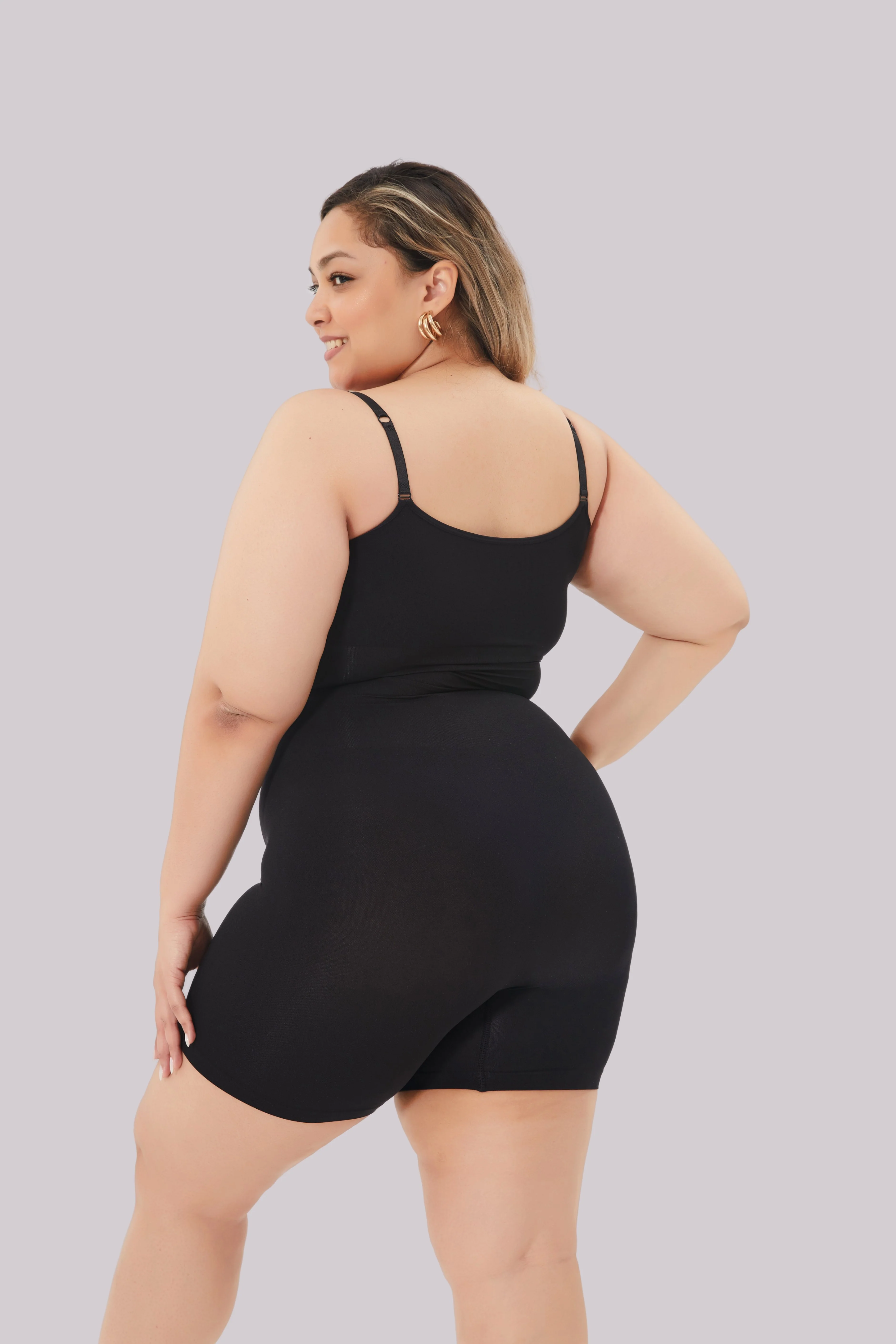 Comfit® Amara - Ronde Hals Mid-Thigh Bodysuit - Image 2