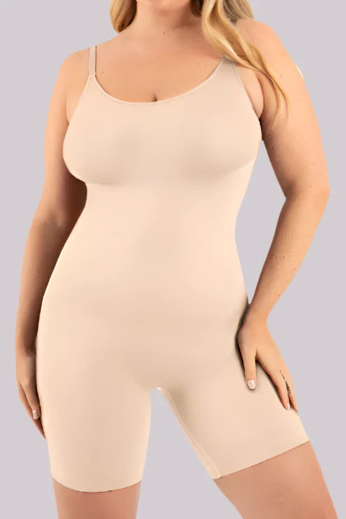 Comfit® Amara - Ronde Hals Mid-Thigh Bodysuit - Image 7